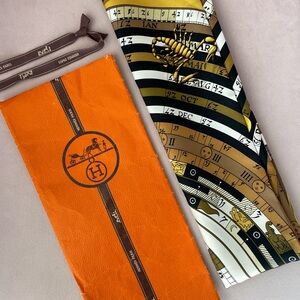 Vintage Hermès Astrologie Dies et Hore Silk Scarf 1963